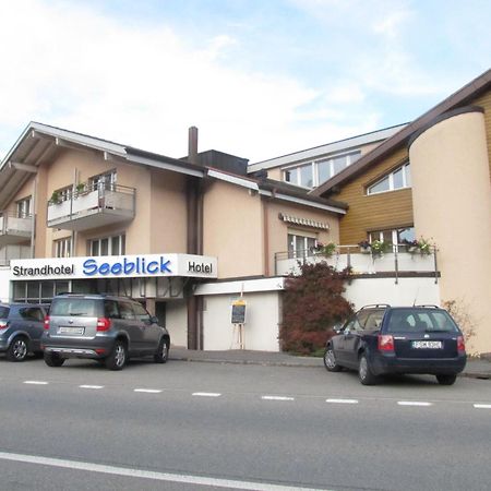 Strandhotel Seeblick Faulensee Eksteriør billede