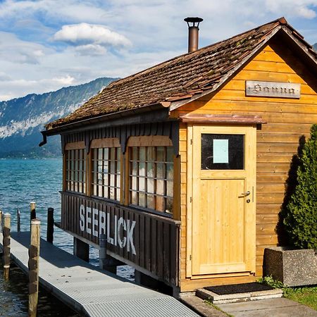 Strandhotel Seeblick Faulensee Eksteriør billede