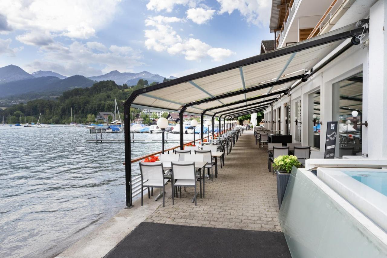 Strandhotel Seeblick Faulensee Eksteriør billede
