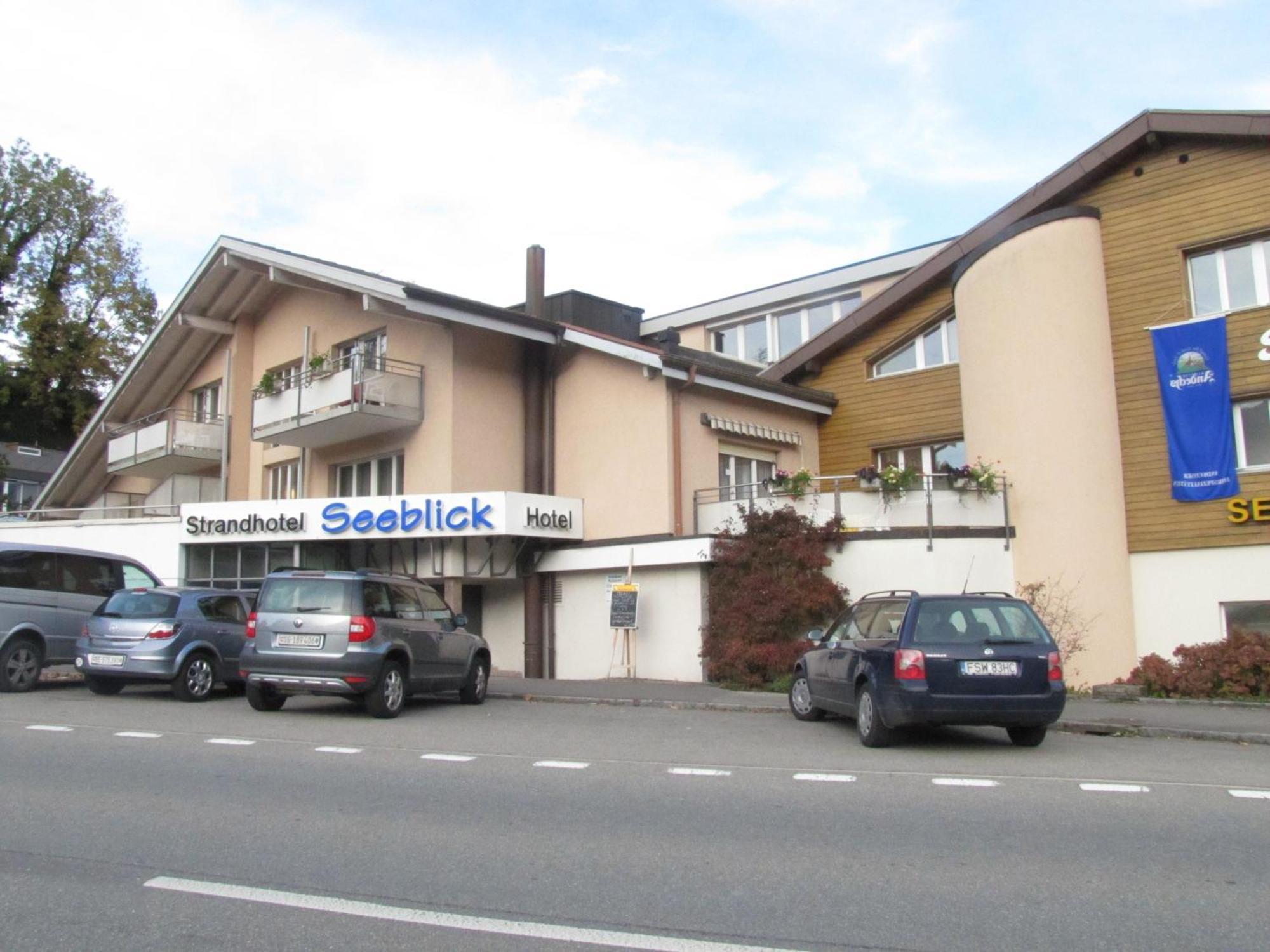 Strandhotel Seeblick Faulensee Eksteriør billede