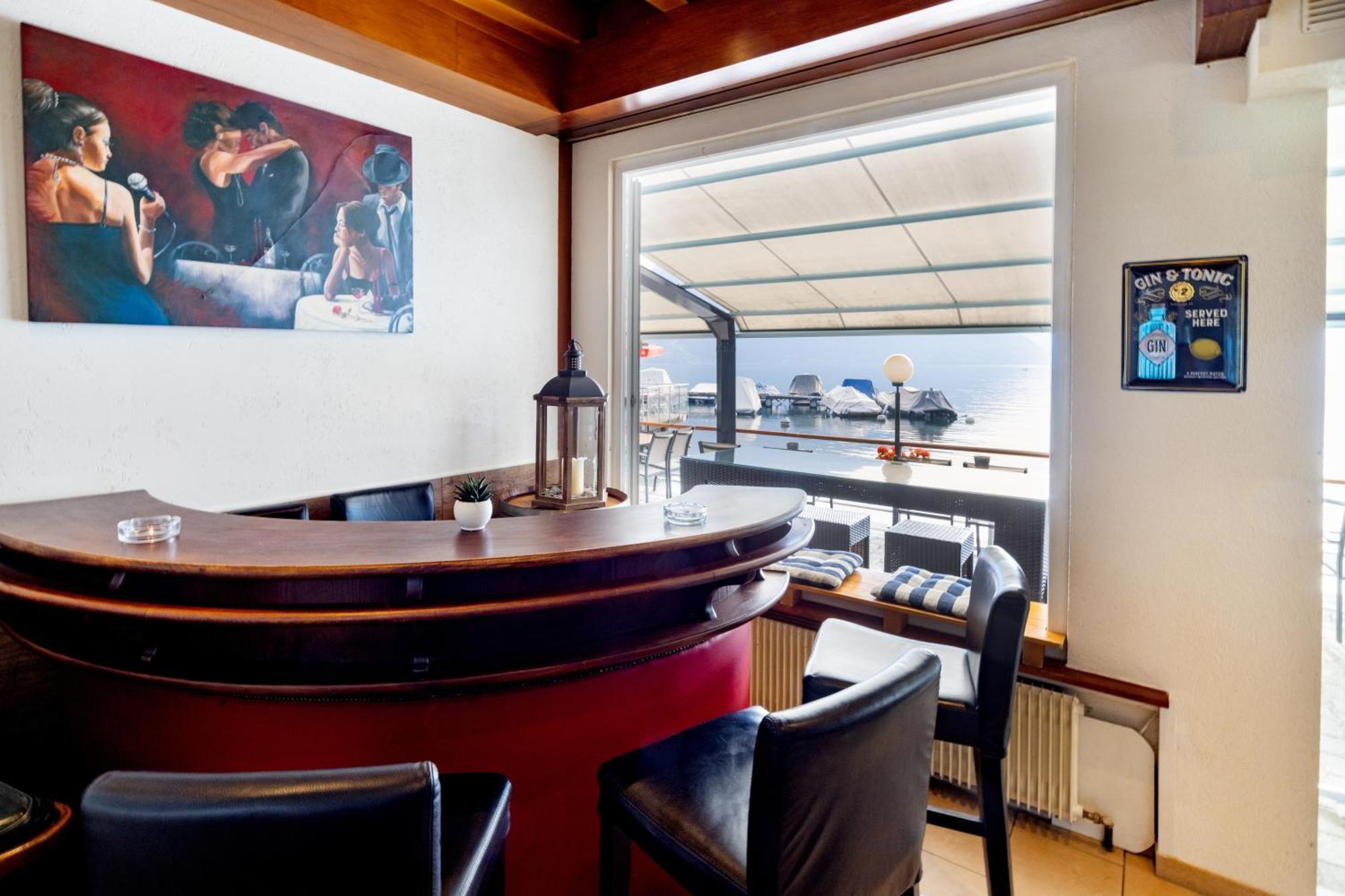 Strandhotel Seeblick Faulensee Eksteriør billede