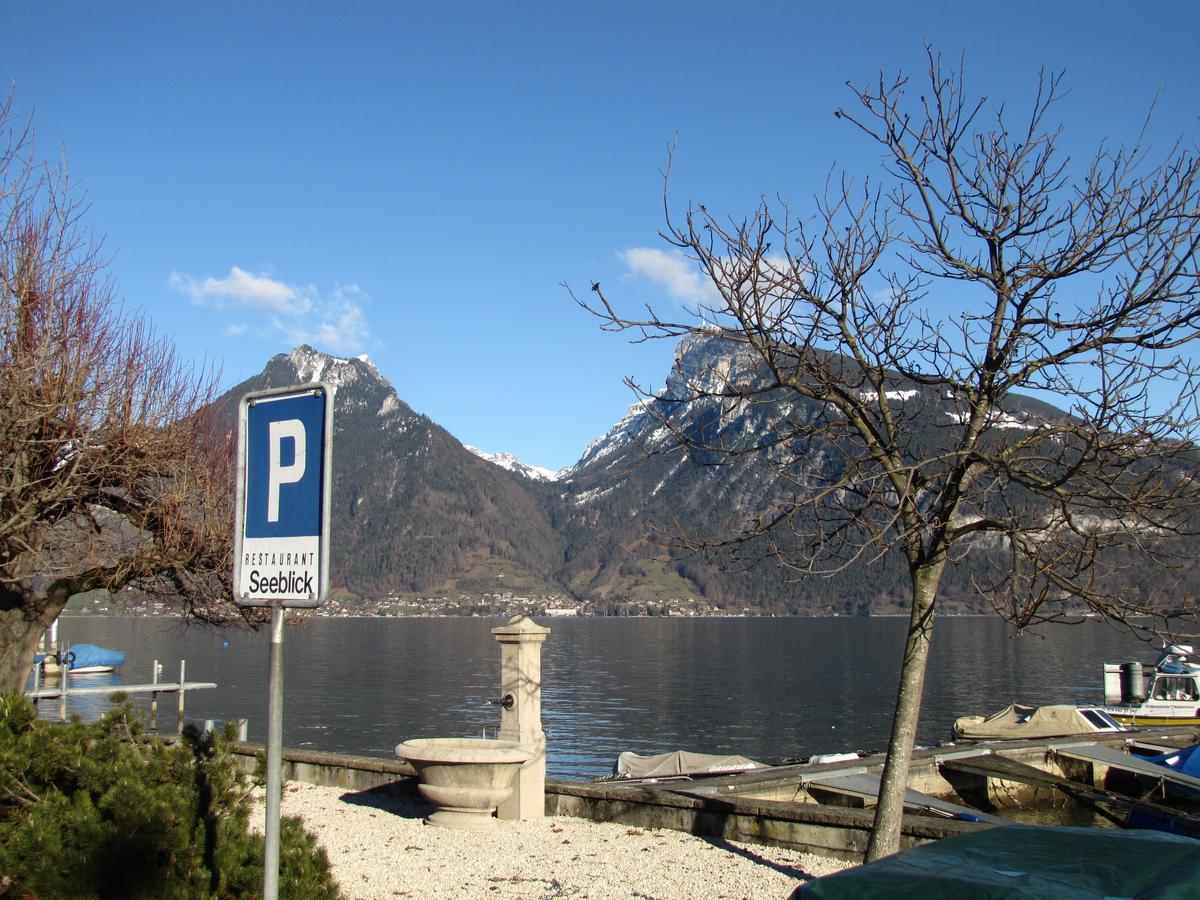 Strandhotel Seeblick Faulensee Eksteriør billede
