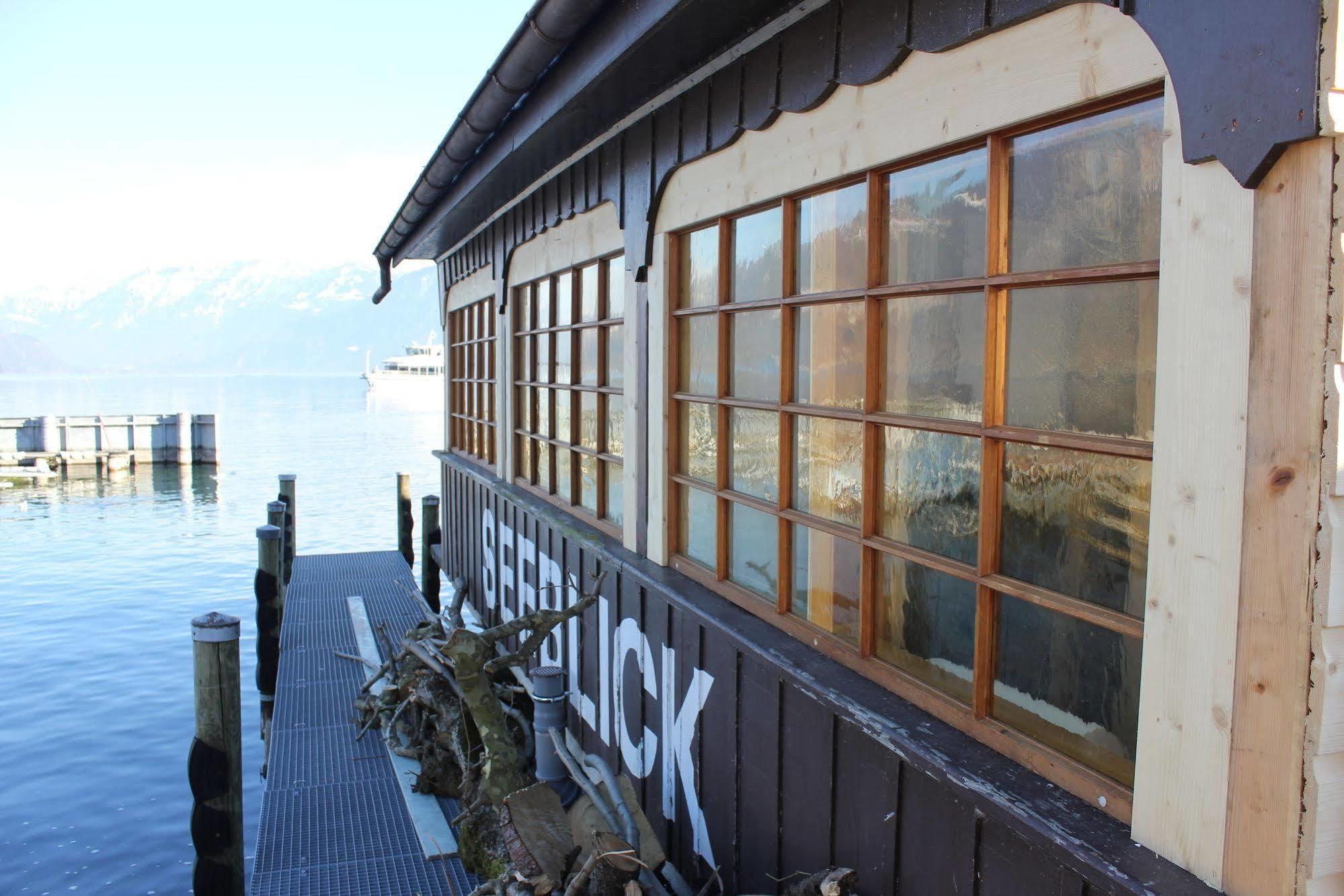 Strandhotel Seeblick Faulensee Eksteriør billede