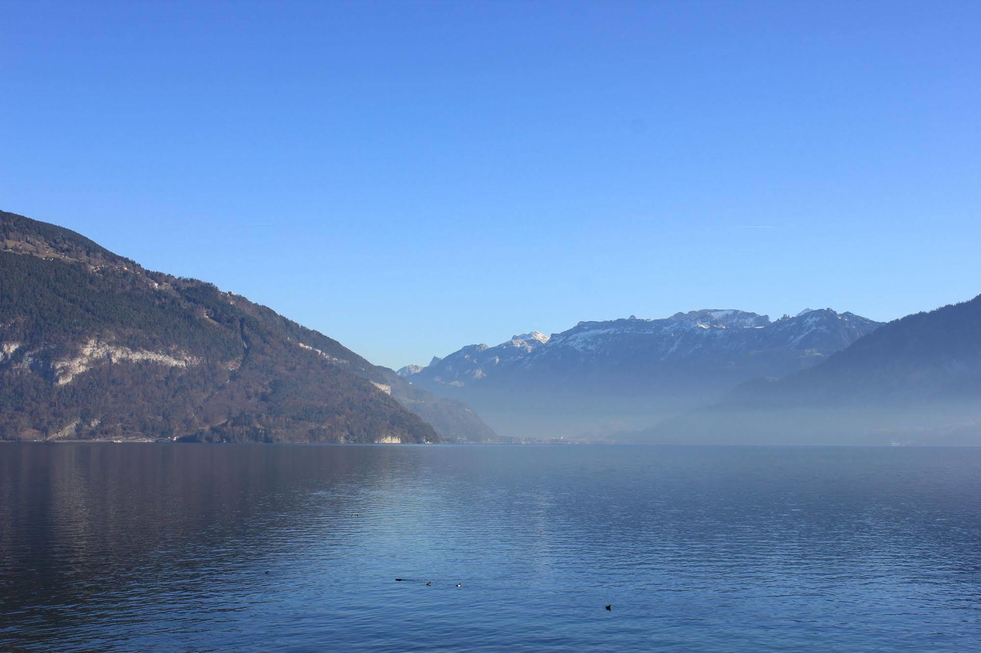 Strandhotel Seeblick Faulensee Eksteriør billede